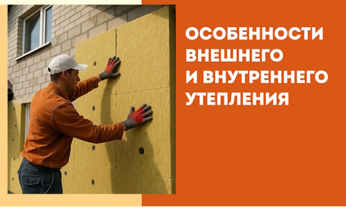 Какие особенности внешнего и внутреннего утепления в Кронштадте