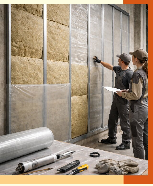 Утепление склада химсырья в Кронштадте от 4695 руб. под ключ | ТепломастерКрн