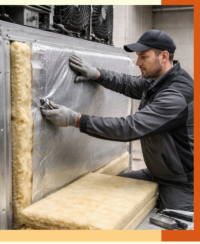 Утепление холодильного агрегата в Кронштадте от 8869 руб. под ключ | ТепломастерКрн