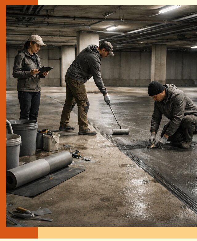 Гидроизоляция паркинга в Кронштадте: качественная защита зданий