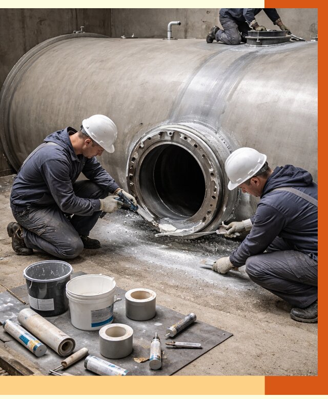Гидроизоляция резервуара с топливом в Кронштадте от 78255 руб. под ключ | ТепломастерКрн